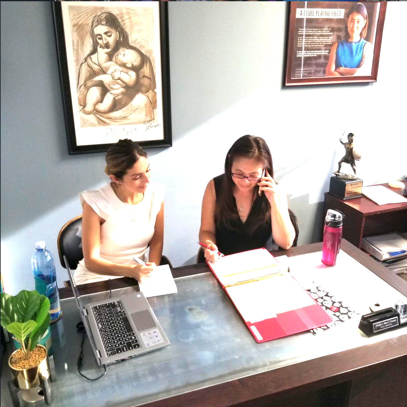May Paolim in her professional office